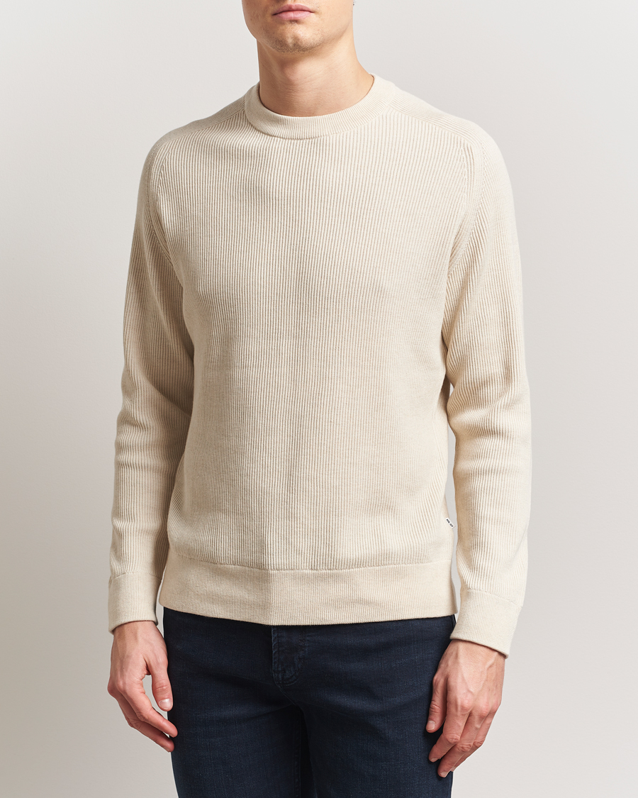 Uomini | Maglieria | NN07 | Kevin Cotton Knitted Sweater Ivory