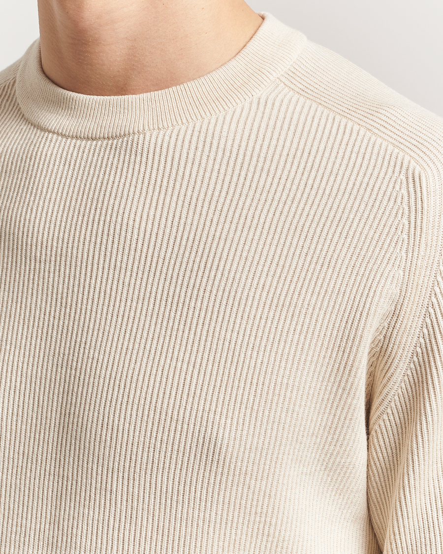 Uomini | Maglieria | NN07 | Kevin Cotton Knitted Sweater Ivory