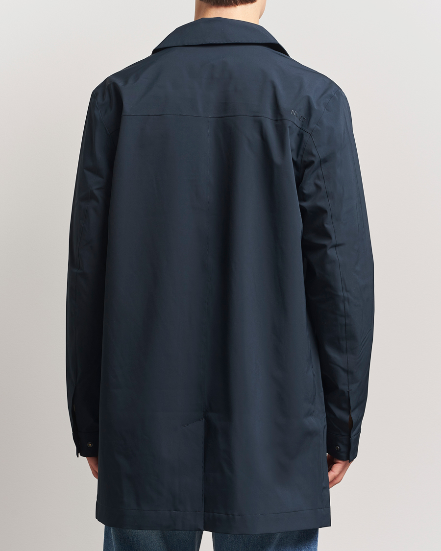 Uomini | Giacche | NN07 | Kim Waterproof Car Coat Navy Blue