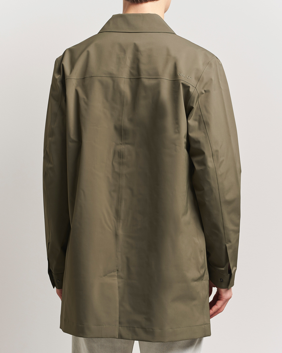 Uomini | Giacche | NN07 | Kim Waterproof Car Coat Capers Green
