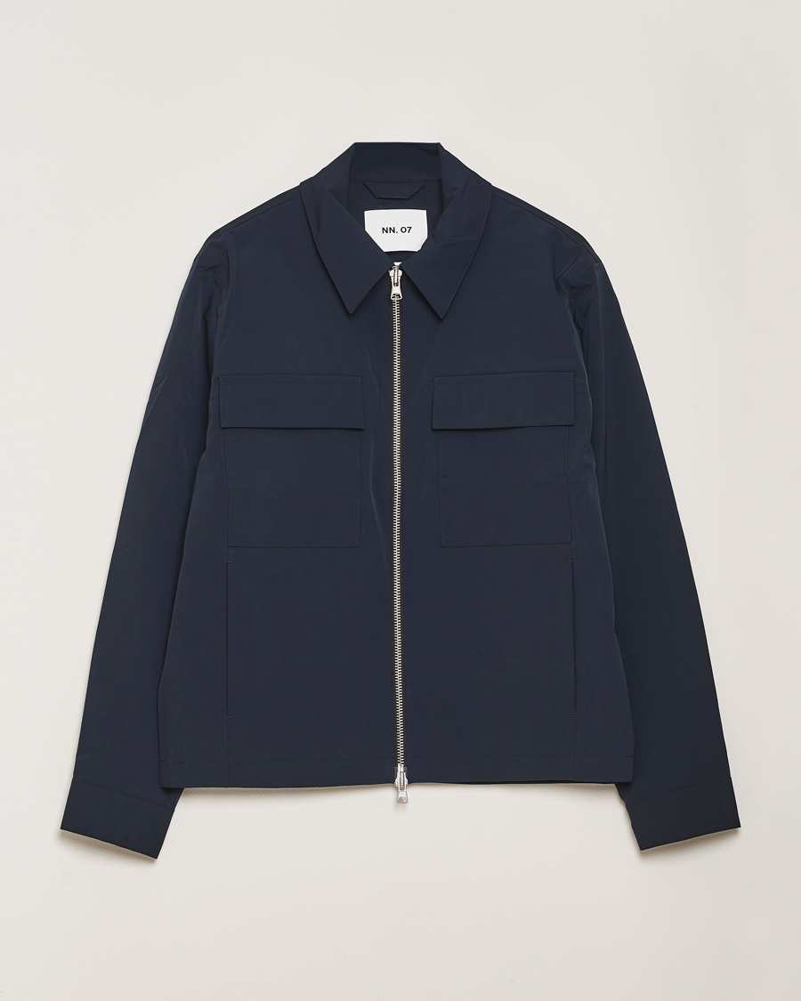 Uomini | Giacche | NN07 | Alban Bomber Jacket Navy Blue