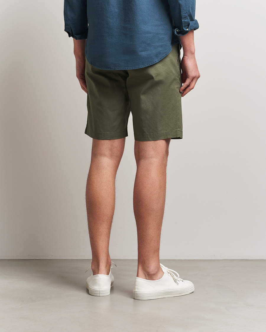 Uomini | Pantaloncini | Dockers | Slim Cotton/Linen Shorts Teal Leaf