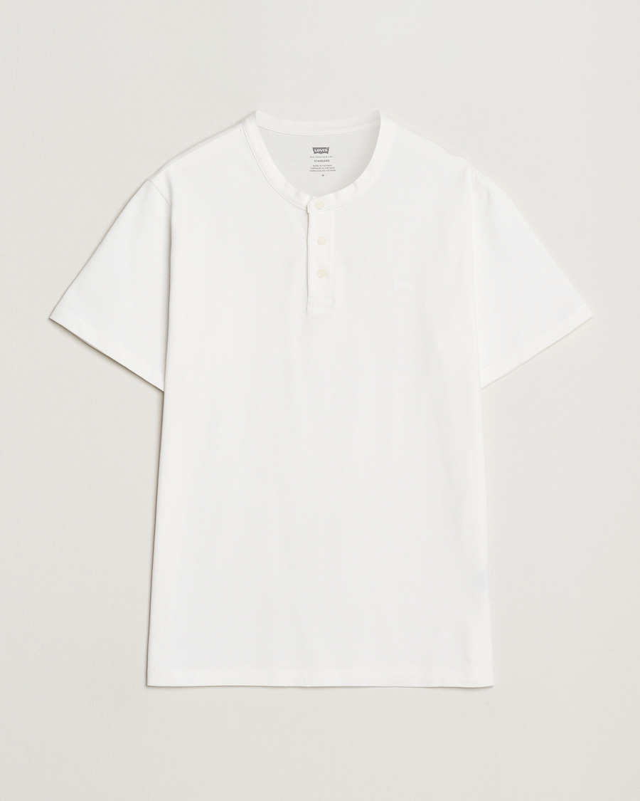 Uomini | T-shirt | Levi's | Short Sleeve Henley White