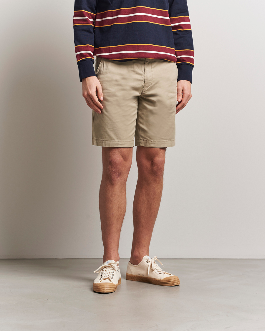 Uomini | Pantaloncini | Levi's | Garment Dyed Chino Shorts Microsand