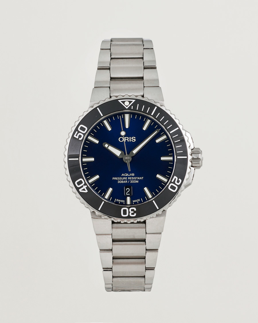 Uomini | Oris Pre-Owned Aquis Date Blue | Oris Pre-Owned | Aquis Date Blue