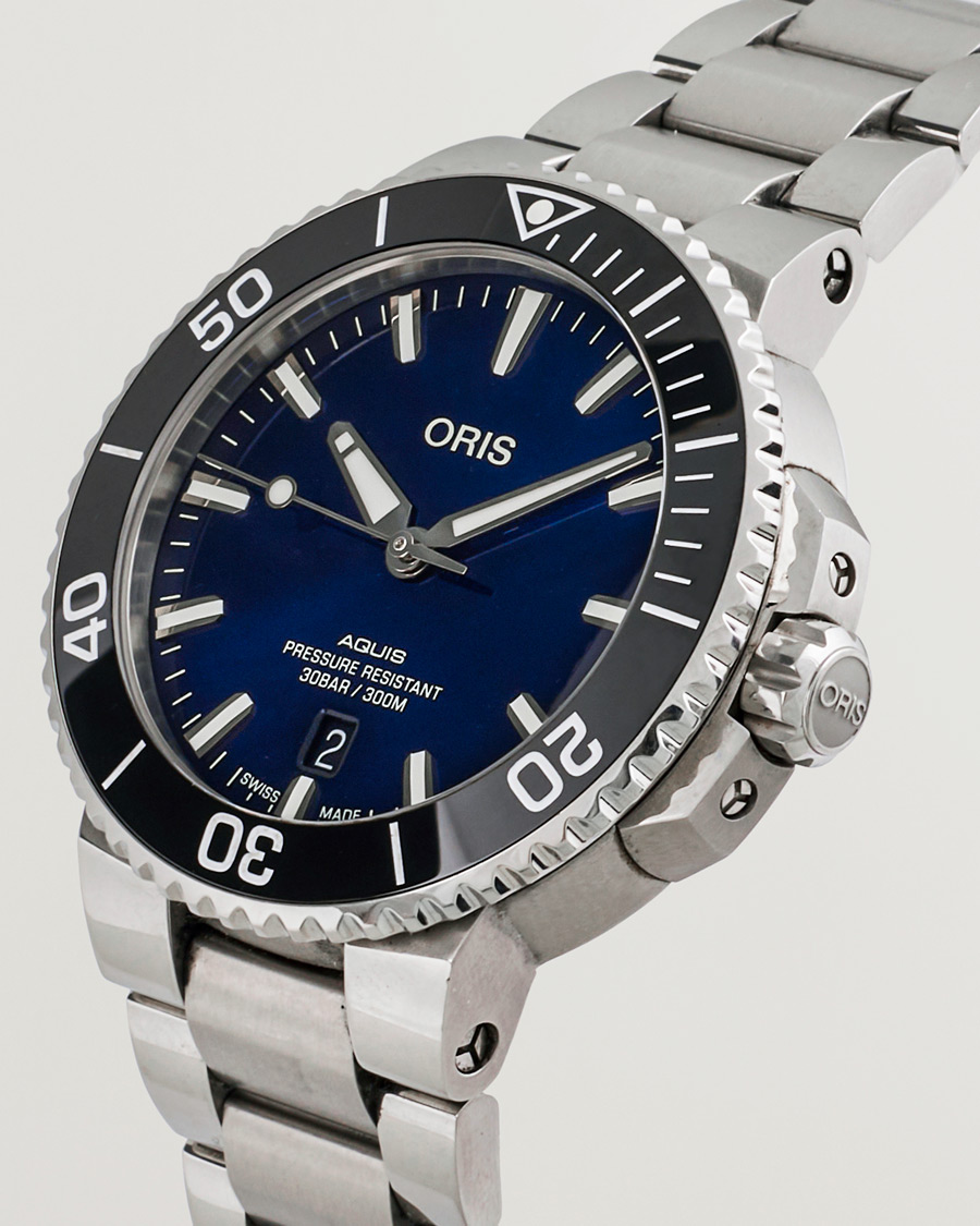 Uomini | Oris Pre-Owned Aquis Date Blue | Oris Pre-Owned | Aquis Date Blue