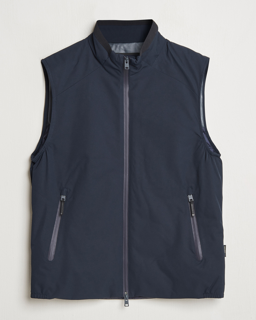 Uomini | Giacche | Woolrich | Sailing Two Layer Vest Melton Blue