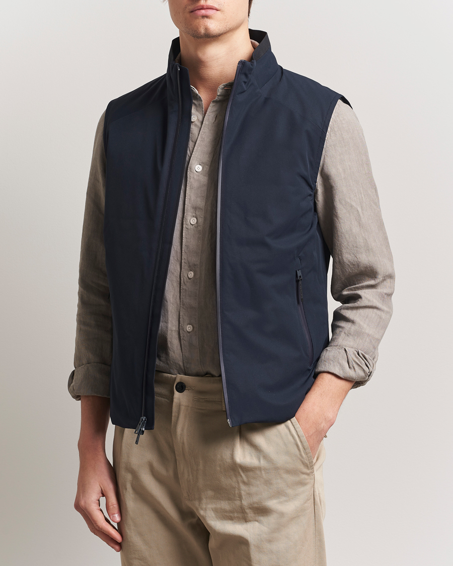 Uomini | Giacche | Woolrich | Sailing Two Layer Vest Melton Blue