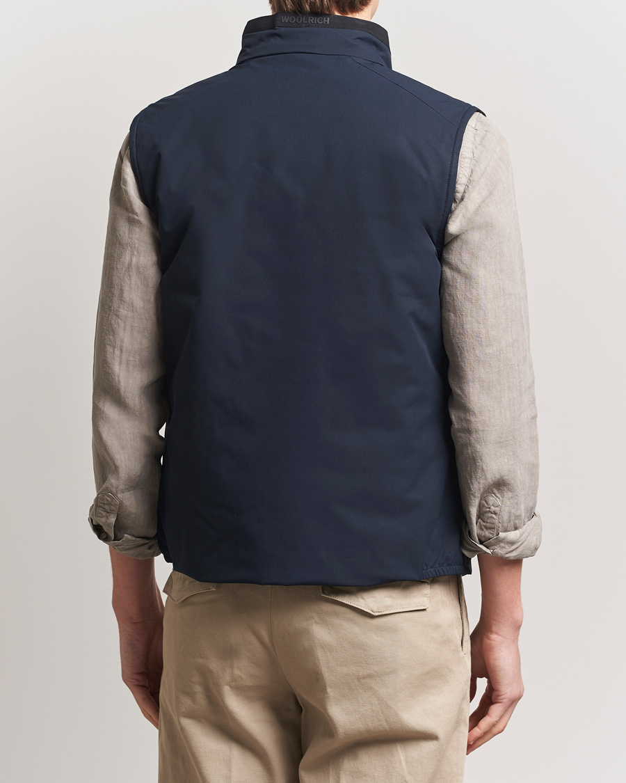 Uomini | Giacche | Woolrich | Sailing Two Layer Vest Melton Blue