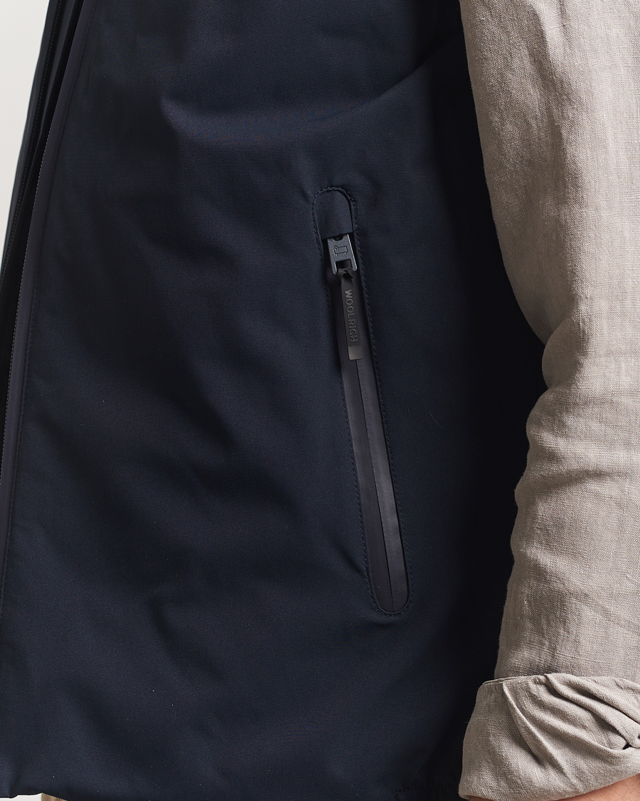 Uomini | Giacche | Woolrich | Sailing Two Layer Vest Melton Blue