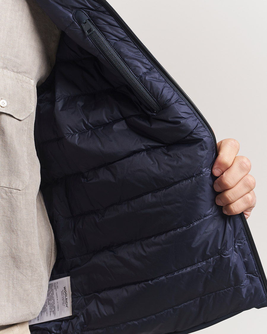Uomini | Giacche | Woolrich | Sailing Two Layer Vest Melton Blue
