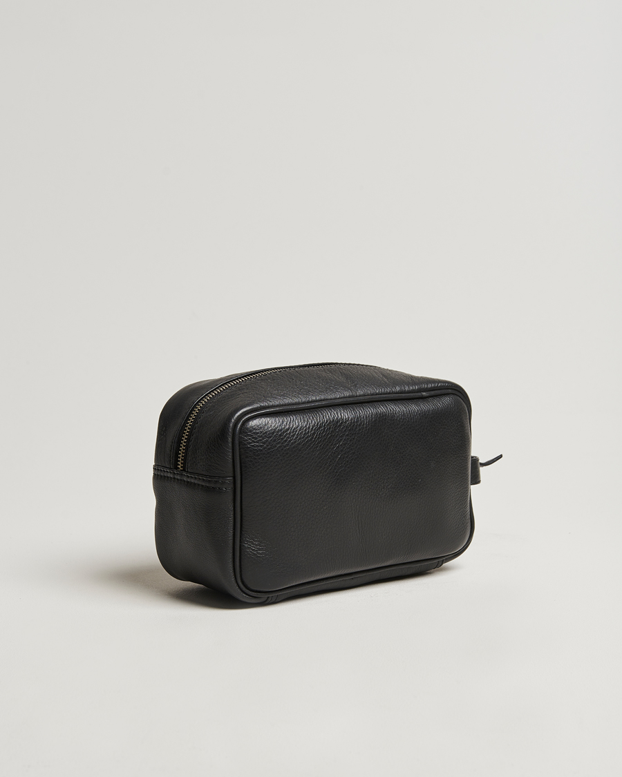 Uomini | Borse | LES DEUX | Leather Washbag Black