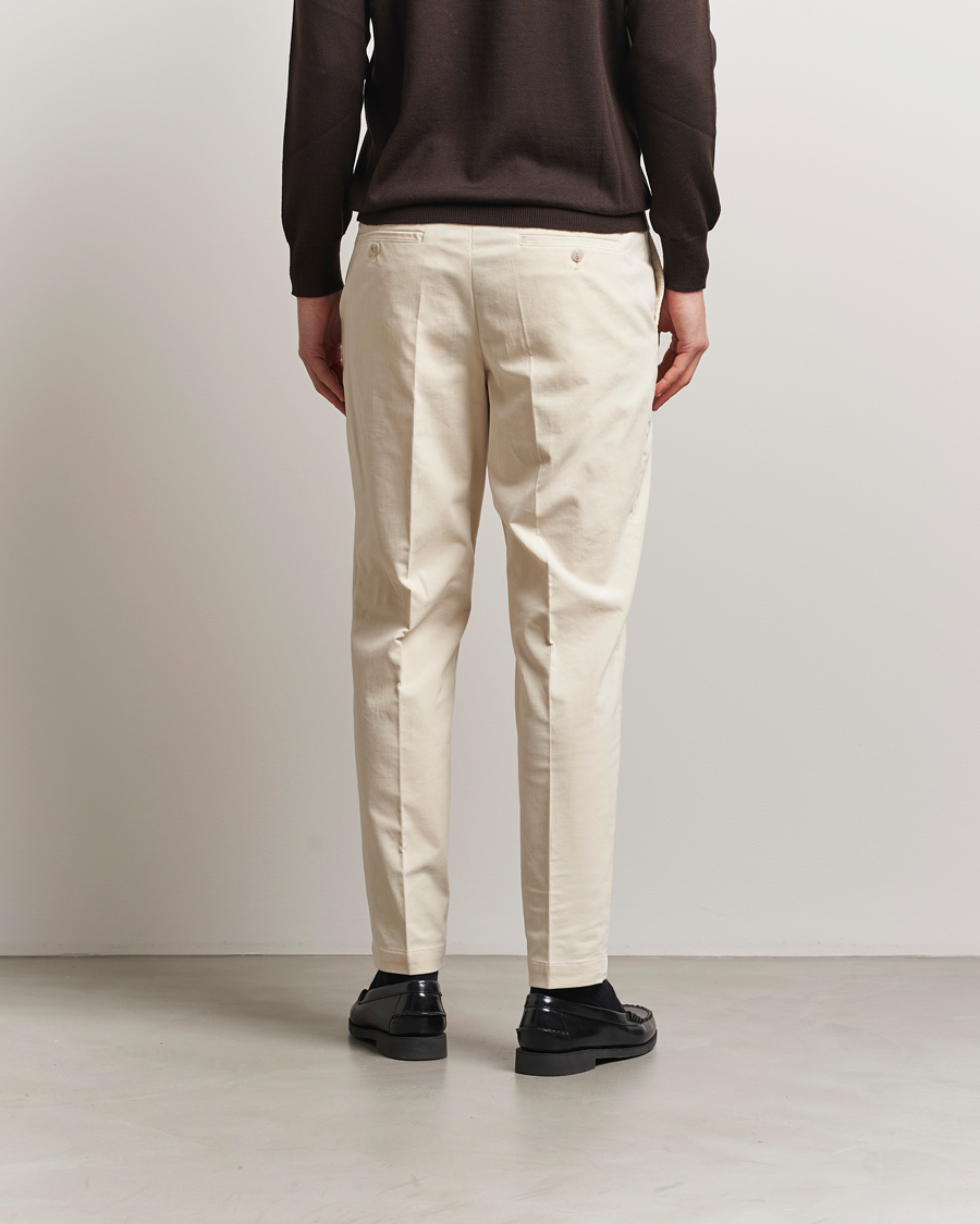 Uomini | Pantaloni | BOSS BLACK | Perin Spring Cord Trousers Open White