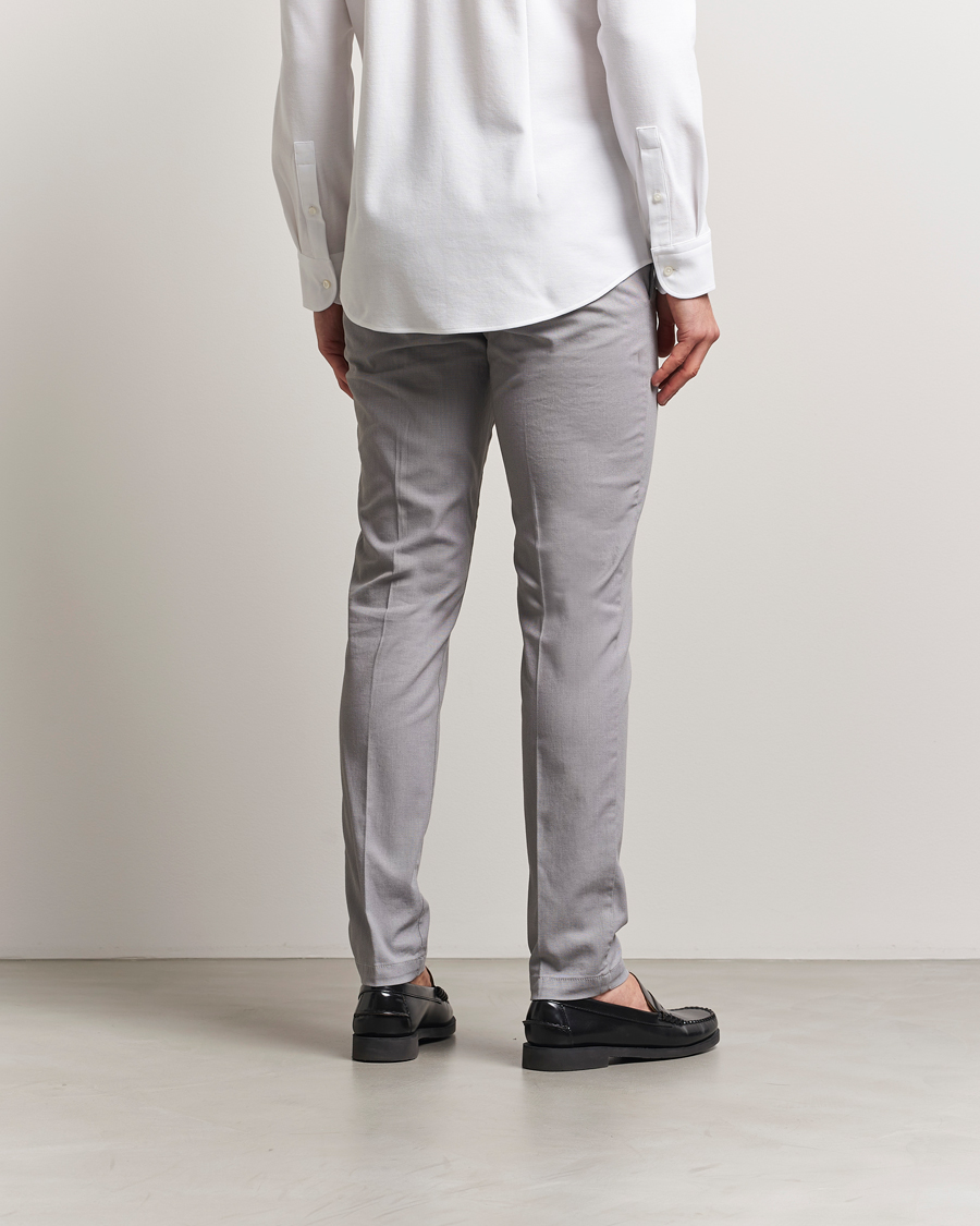 Uomini | Pantaloni | BOSS BLACK | Kaito Structured Cotton Pants Dark Grey