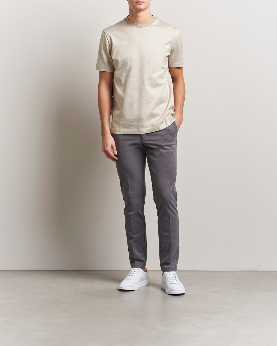 Uomini | Pantaloni | BOSS BLACK | Kaito1 Cotton Chinos Dark Grey