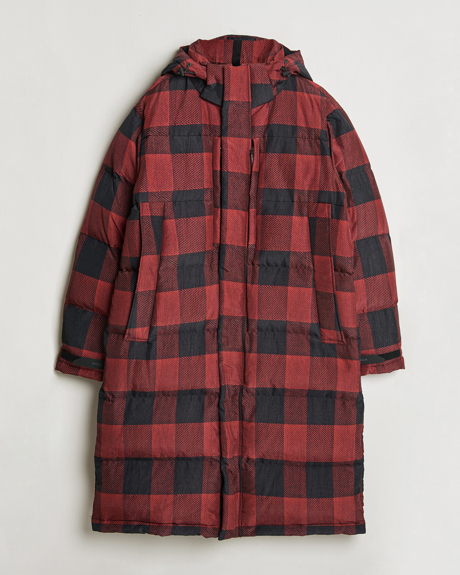 Uomini | Giacche | Woolrich | Quilted Check Parka by Todd Snyder Red/Black