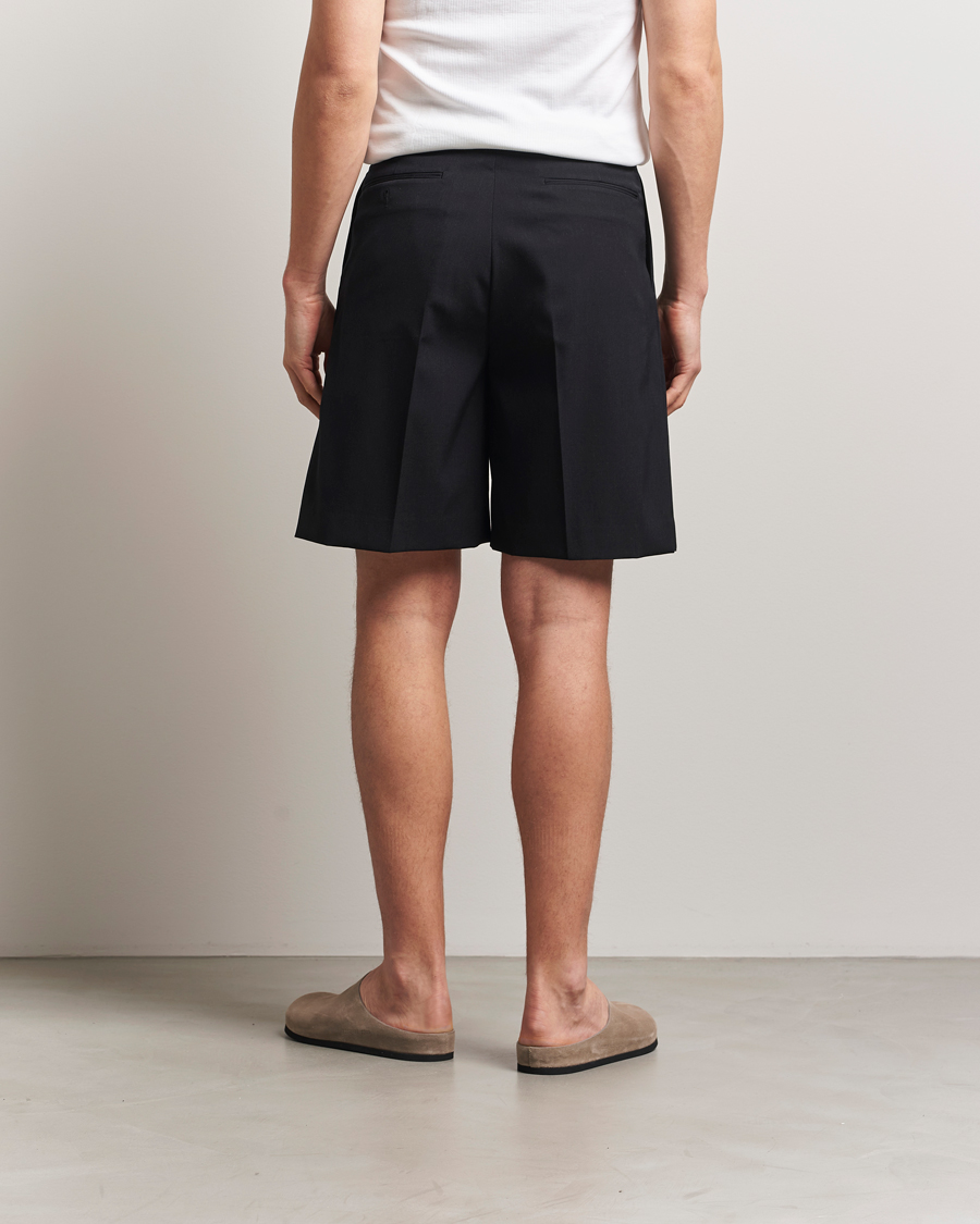 Uomini | Pantaloncini | Auralee | Light Wool Gabardine Shorts Black