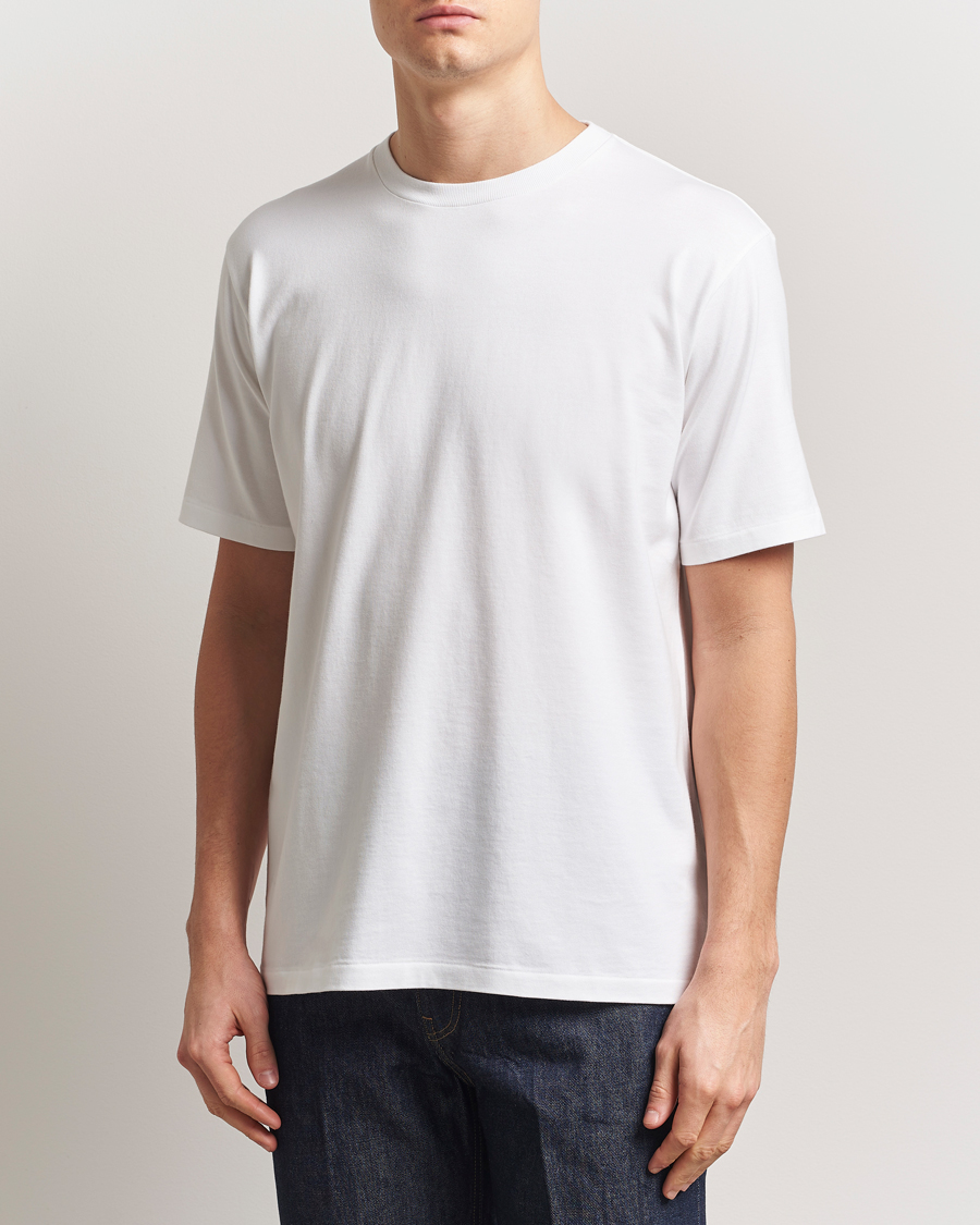 Uomini | T-shirt | Auralee | Luster Plating T-Shirt White