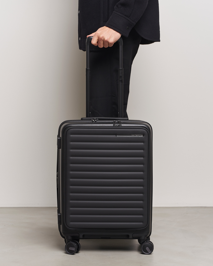 Uomini | Borse | Samsonite | Restackd Spinner Easy Access Carry-On Black