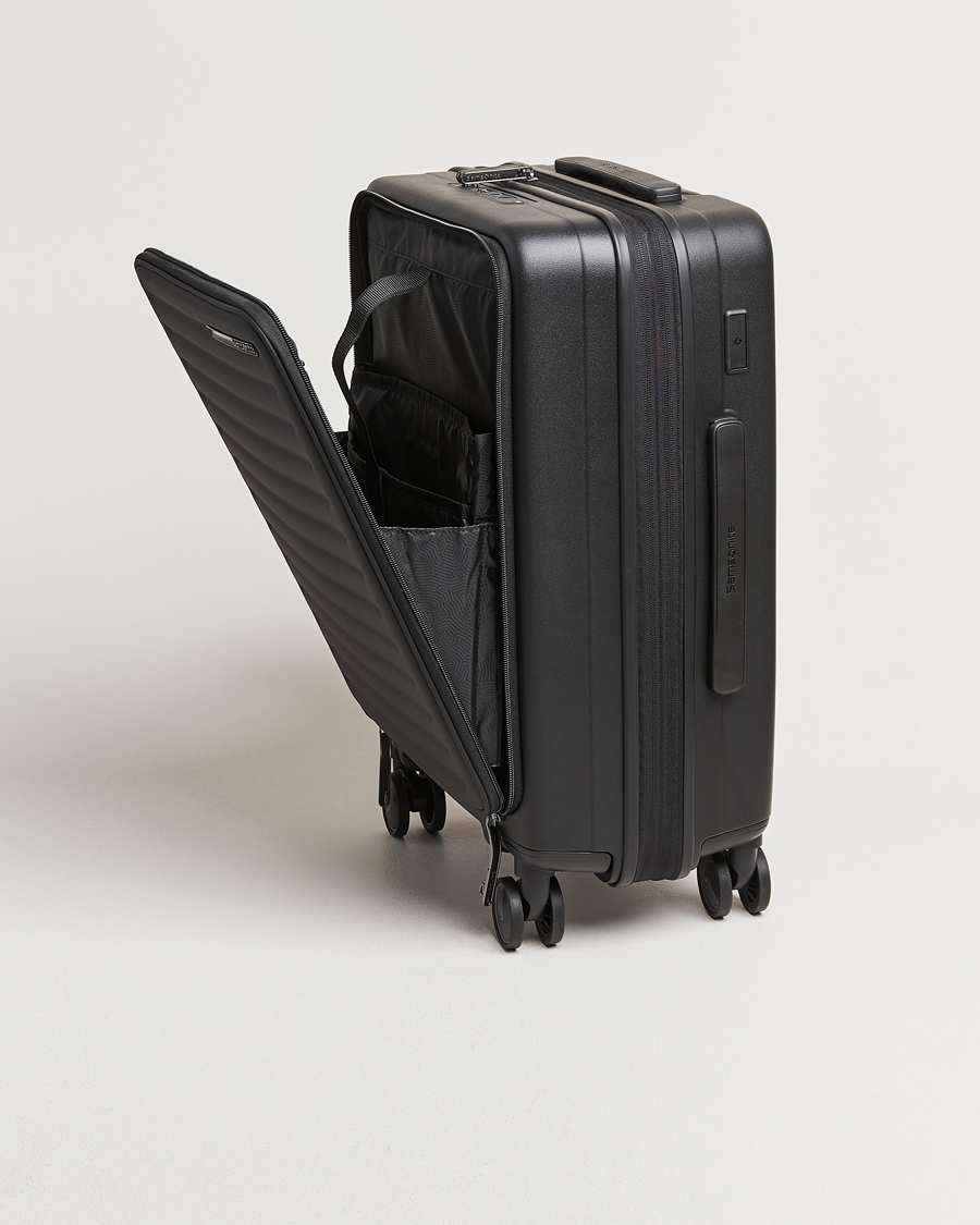 Uomini | Borse | Samsonite | Restackd Spinner Easy Access Carry-On Black
