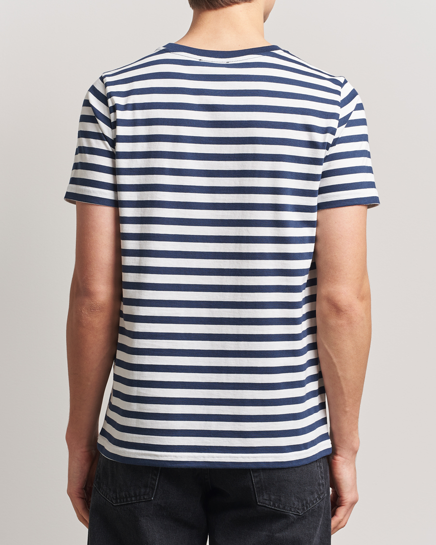 Uomini | T-shirt | A.P.C. | Striped T-Shirt Navy/White