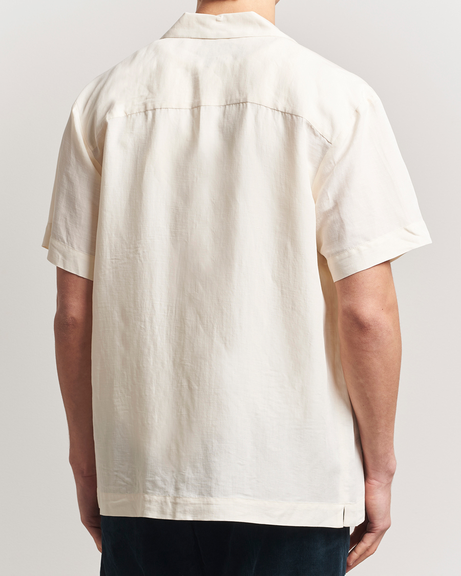 Uomini | Camicie | A.P.C. | Roy Woven Short Sleeve Shirt Ecru
