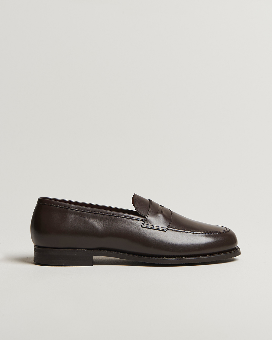 Uomini | Mocassini | Myrqvist | Stenhammar II Loafer Dark Brown Calf