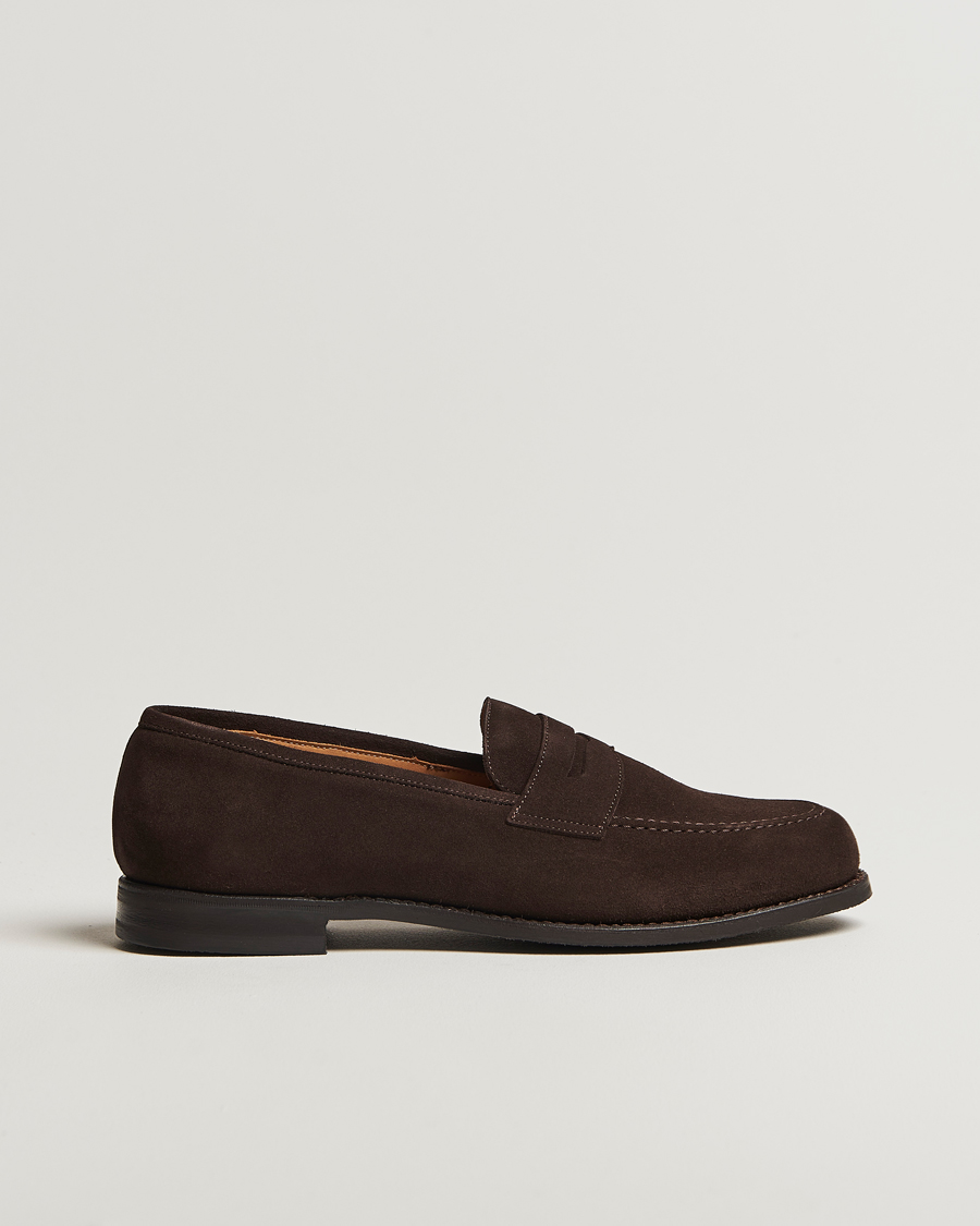Uomini | Mocassini | Myrqvist | Stenhammar II Loafer Dark Brown Suede