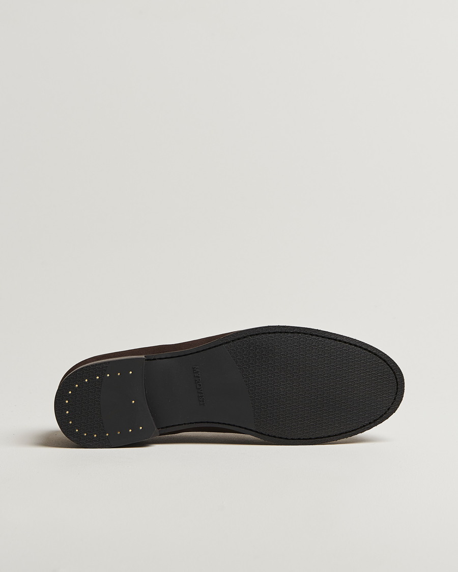 Uomini | Mocassini | Myrqvist | Stenhammar II Loafer Dark Brown Suede