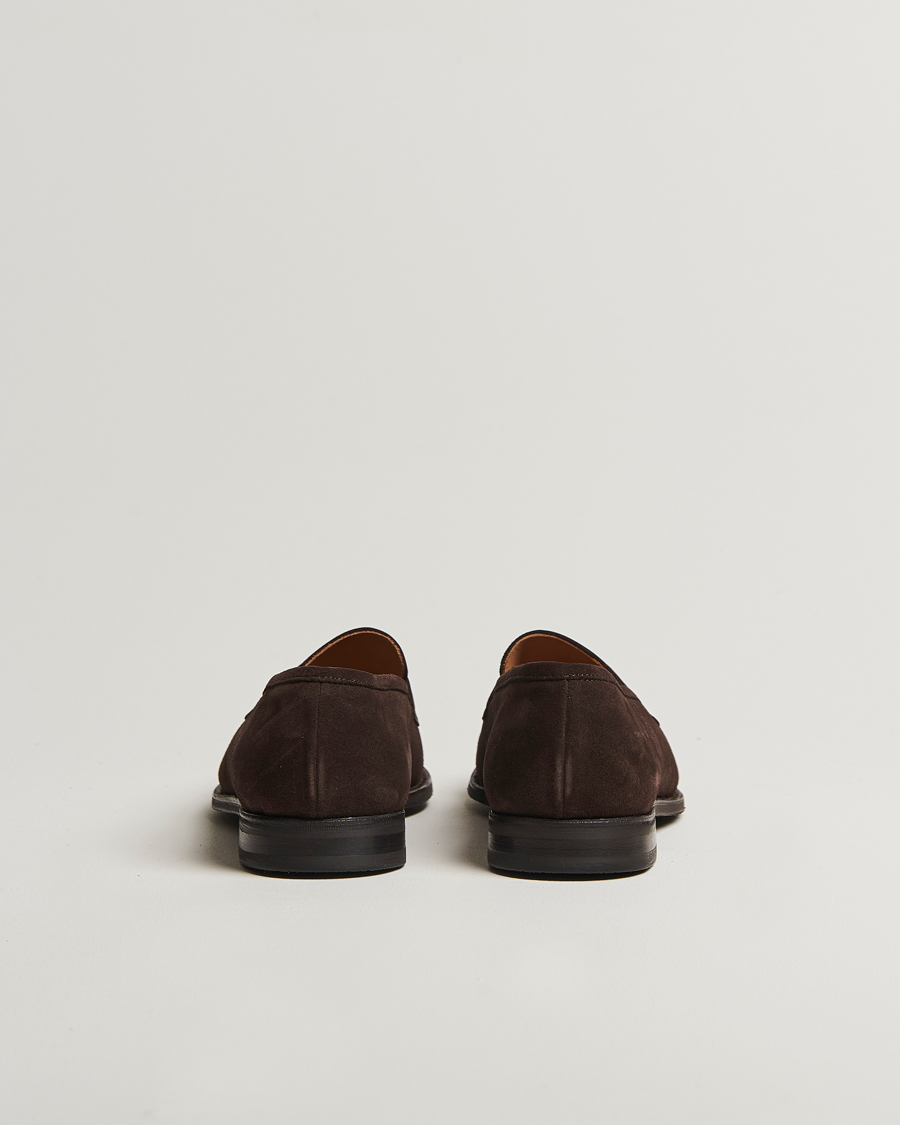 Uomini | Mocassini | Myrqvist | Stenhammar II Loafer Dark Brown Suede