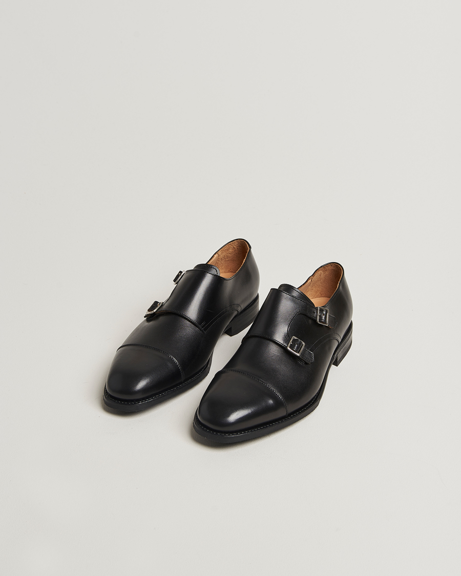 Uomini | Myrqvist Ålsten Double Monkstrap Black Calf | Myrqvist | Ålsten Double Monkstrap Black Calf