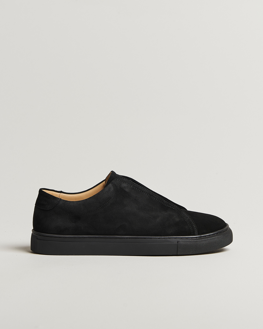 Uomini | Sneakers | Myrqvist | Alnö Sneakers Black Suede