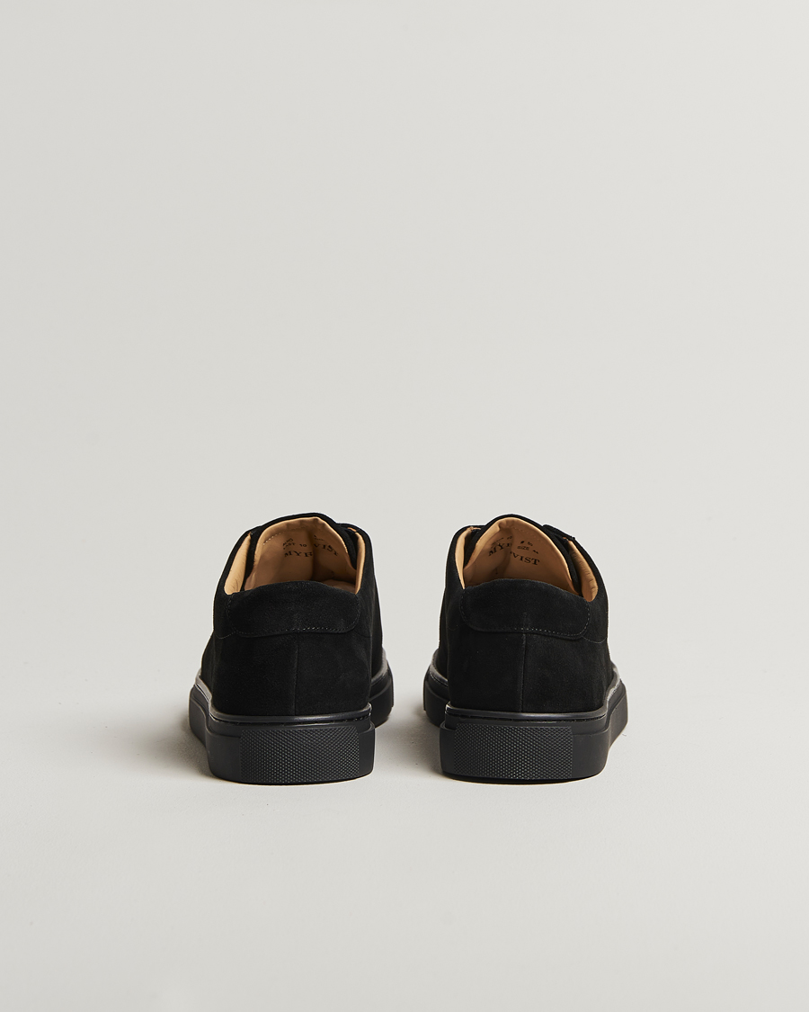 Uomini | Sneakers | Myrqvist | Alnö Sneakers Black Suede