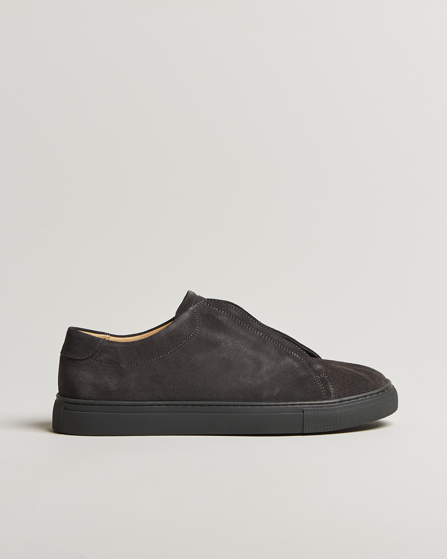 Uomini | Sneakers | Myrqvist | Alnö Sneakers Grey Suede