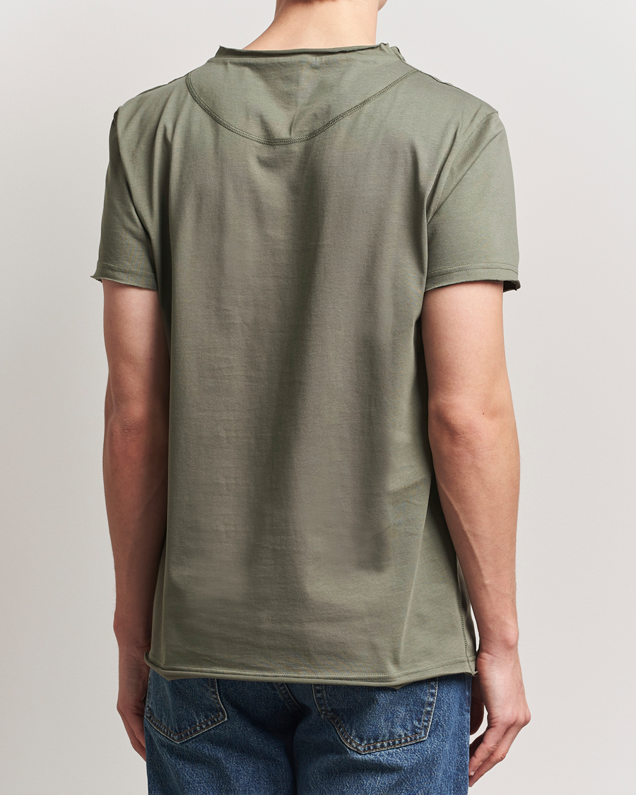 Uomini | T-shirt | Bread & Boxers | Crew Neck Relaxed T-Shirt Khaki Green