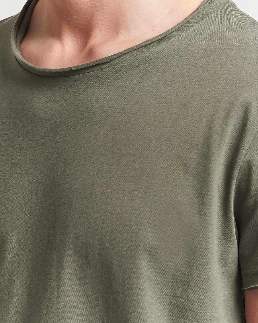 Uomini | T-shirt | Bread & Boxers | Crew Neck Relaxed T-Shirt Khaki Green