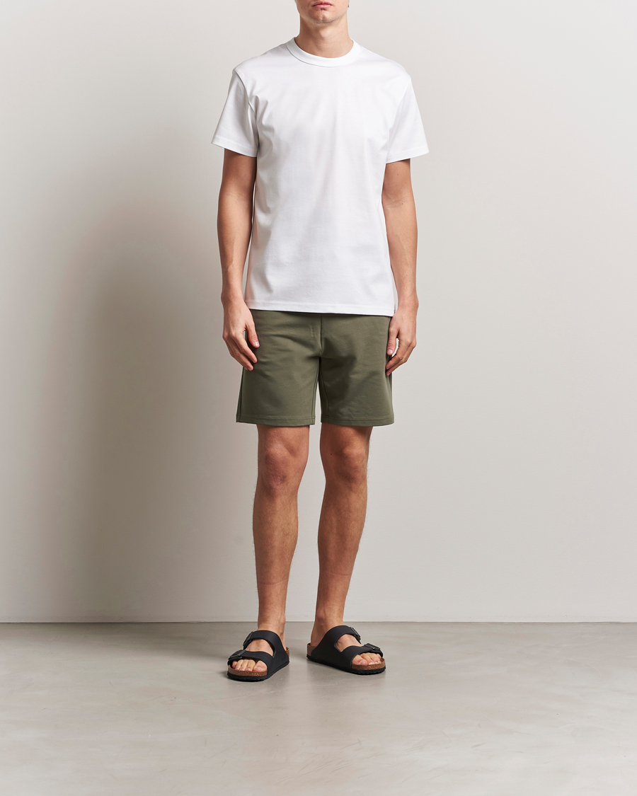 Uomini | Pantaloncini | Bread & Boxers | Loungewear Shorts Khaki Green