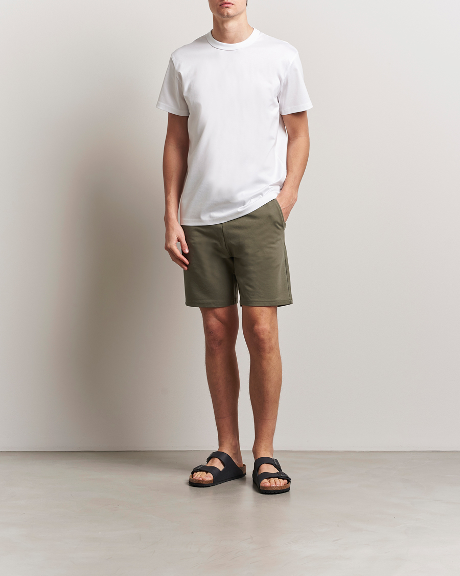 Uomini | T-shirt | Bread & Boxers | Pima Cotton Crew Neck T-Shirt White