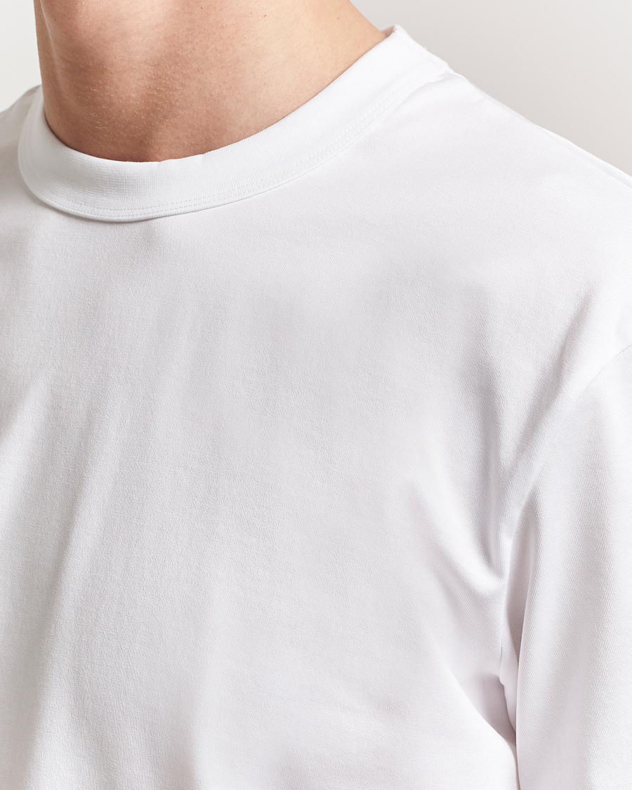 Uomini | T-shirt | Bread & Boxers | Pima Cotton Crew Neck T-Shirt White