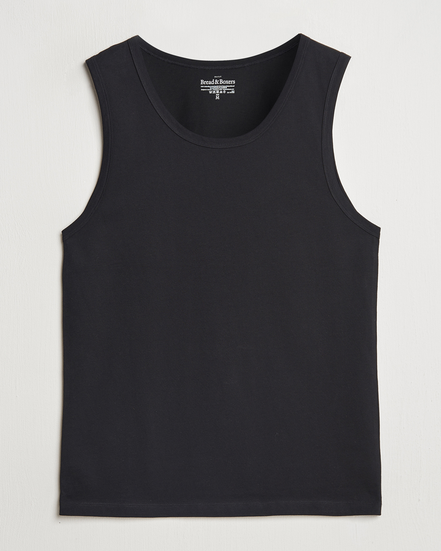 Uomini | T-shirt | Bread & Boxers | Relaxed Tank Top Black