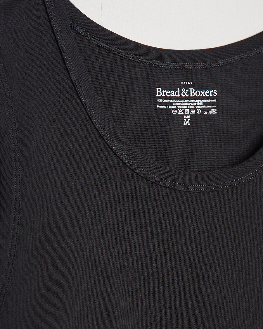 Uomini | T-shirt | Bread & Boxers | Relaxed Tank Top Black