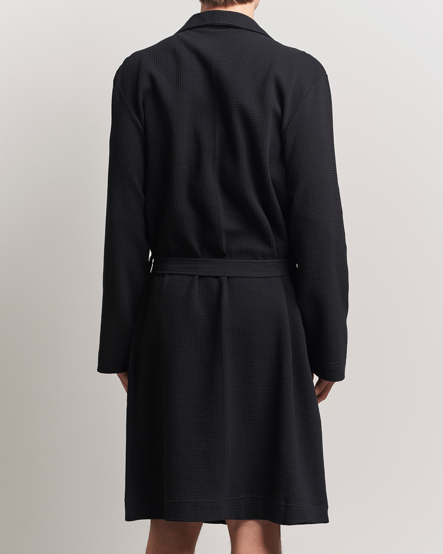 Uomini | Accappatoi & Pigiami | Bread & Boxers | Waffle Robe Black