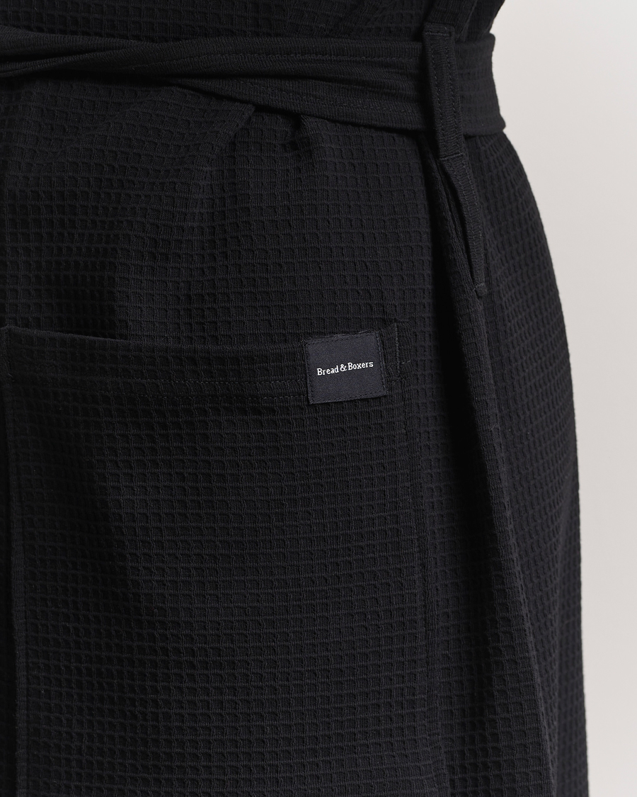 Uomini | Accappatoi & Pigiami | Bread & Boxers | Waffle Robe Black