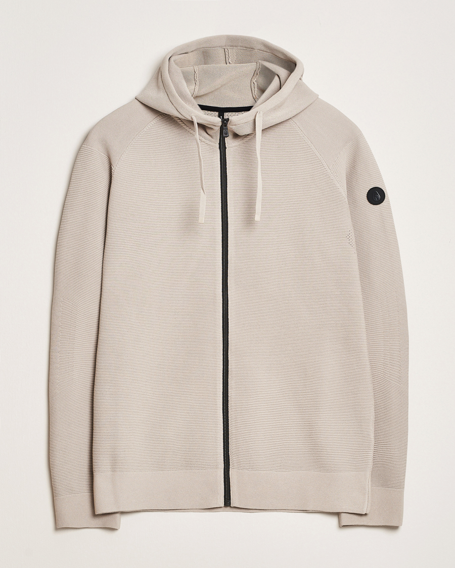 Uomini | Maglieria | Sail Racing | Element Seamless Hooded Full Zip Sand