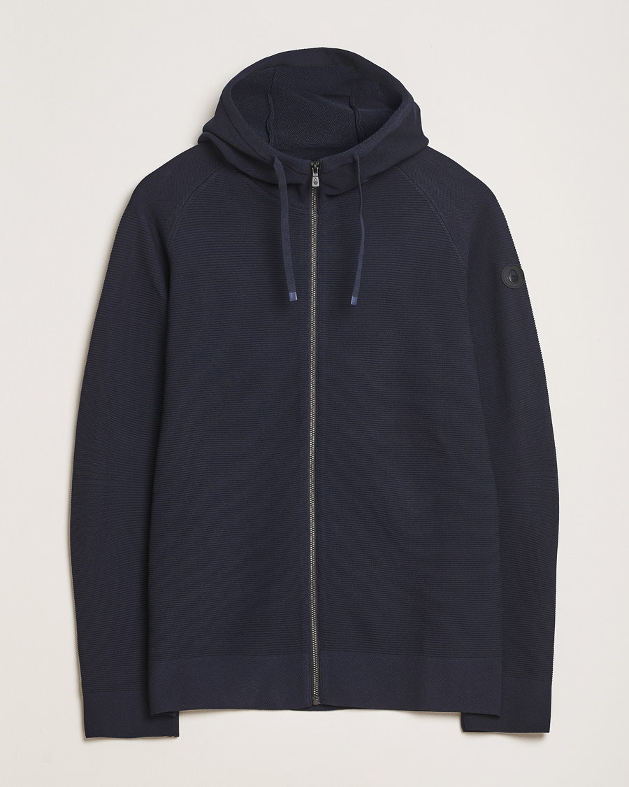 Uomini | Maglieria | Sail Racing | Element Seamless Hooded Full Zip Dark Navy