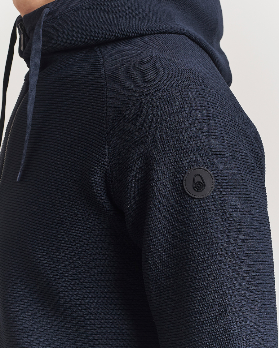 Uomini | Maglieria | Sail Racing | Element Seamless Hooded Full Zip Dark Navy