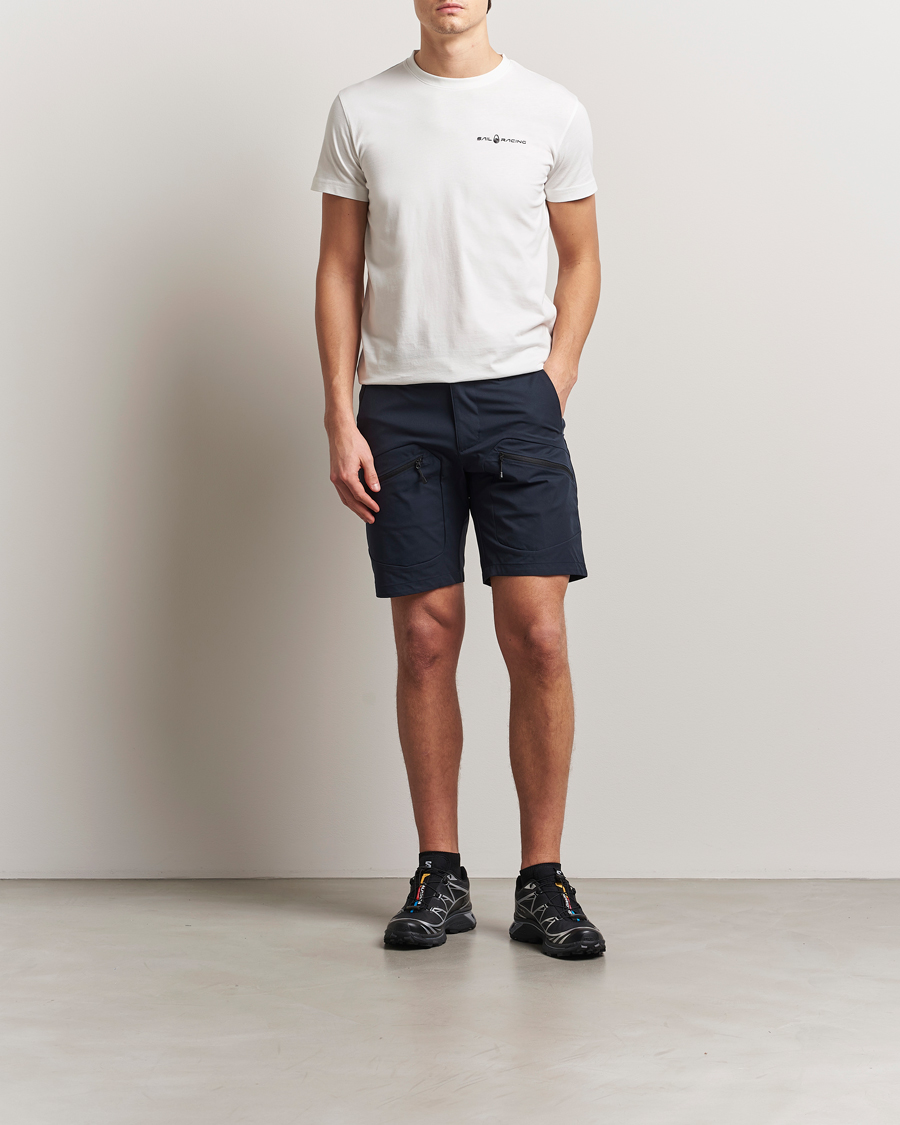 Uomini | T-shirt | Sail Racing | Bowman Crew Neck T-Shirt Storm White