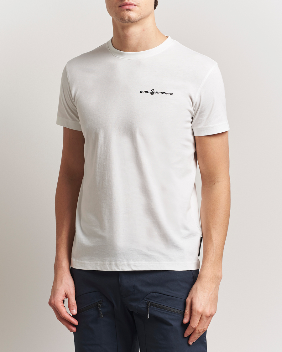 Uomini | T-shirt | Sail Racing | Bowman Crew Neck T-Shirt Storm White