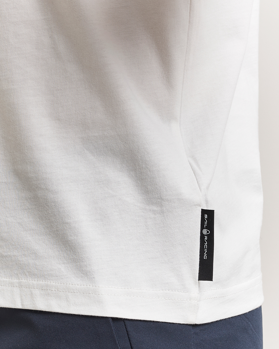 Uomini | T-shirt | Sail Racing | Bowman Crew Neck T-Shirt Storm White