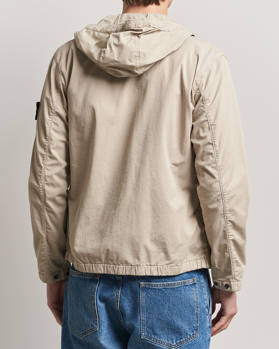 Uomini | Giacche | Stone Island | Supima Cotton Stretch Hooded Jacket Desert